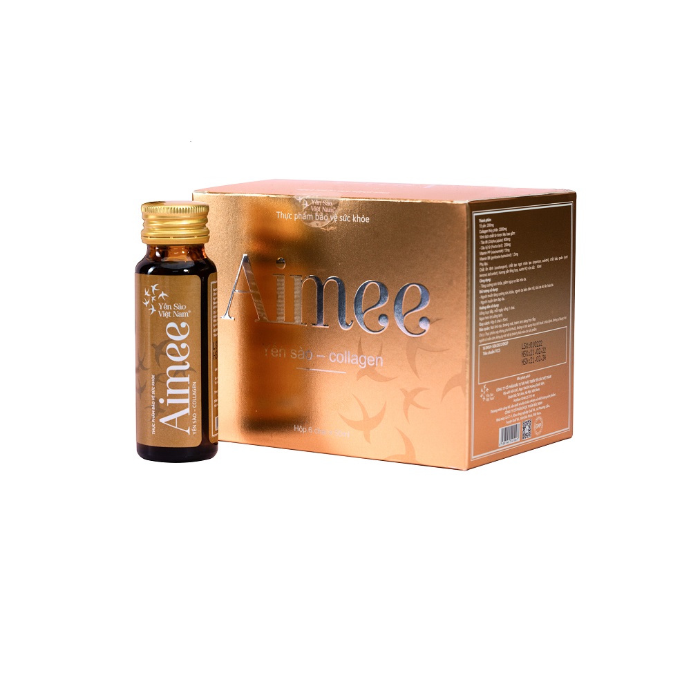 Nước yến collagen Aimee (6 chai/ hộp)
